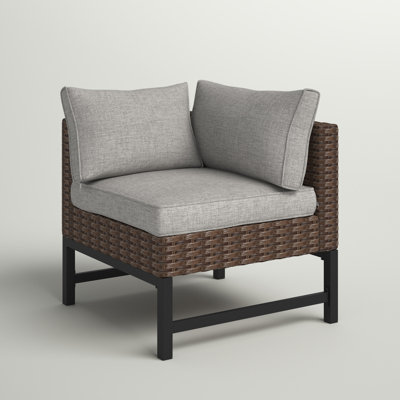 Hesse Outdoor Lounge Right-Arm Chair with Olefin Cushions