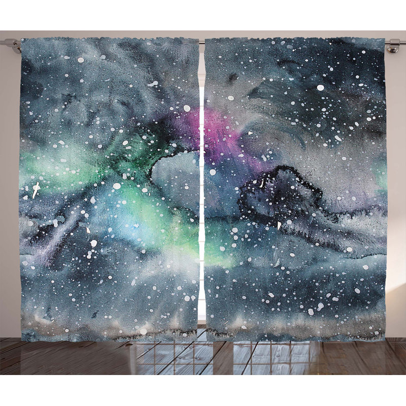 Semi Sheer Curtain Pair, 54" W x 96" L