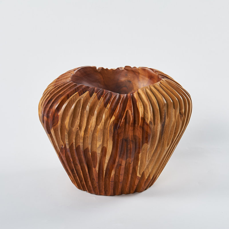 Wood Table Vase