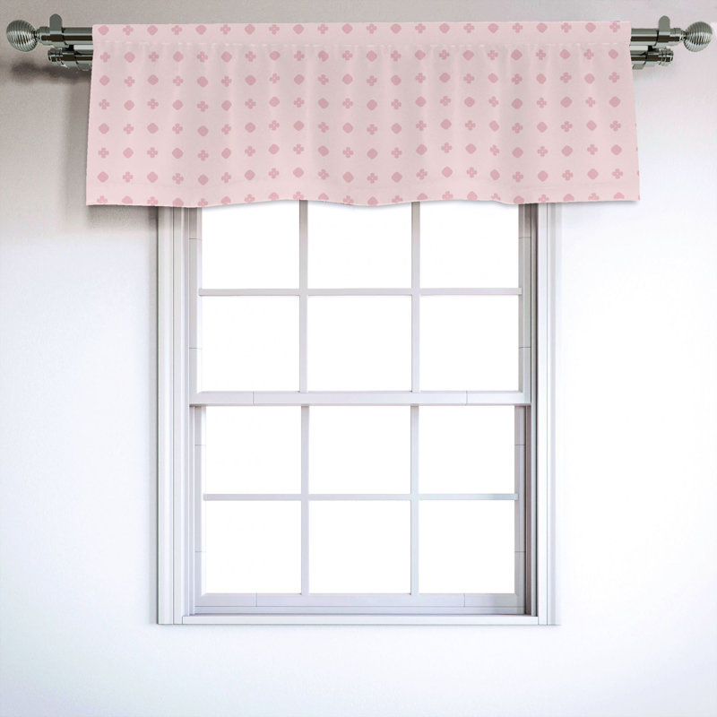 Sateen Ruffled Window Valance