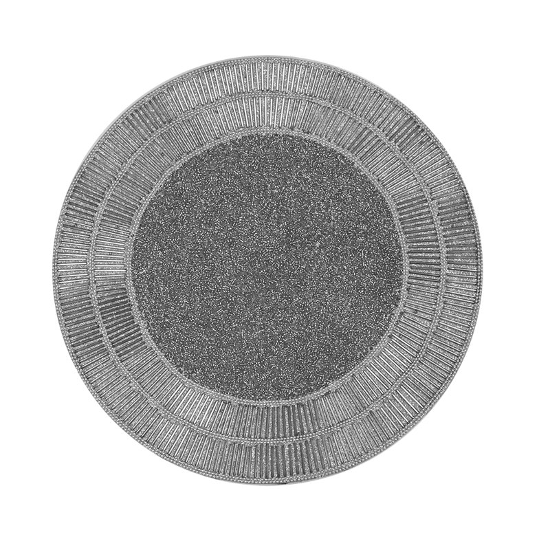 Silver Shine Round Placemat