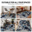 Florentia Floral Black/Gray/Cream Area Rug-1168584413