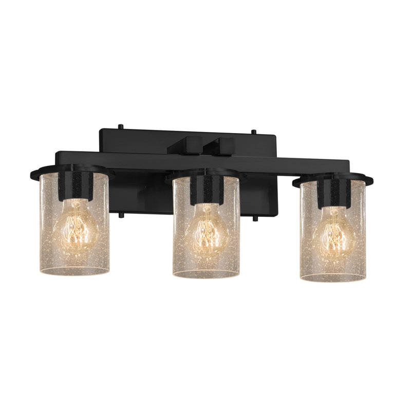 Casson 3 - Light Vanity Light, Matte Black, Mercury