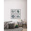 Coquillages gris - ensemble de 4 reproductions de photos-30011360