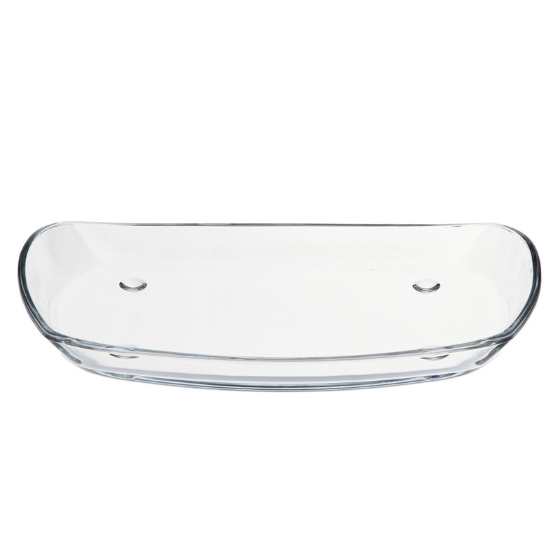 Plateau en verre Medico, H 2 po x L 11,75 po x l 6,5 po