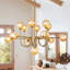 Lustre linéaire moderne en verre à 13 lumières Rael-408593002
