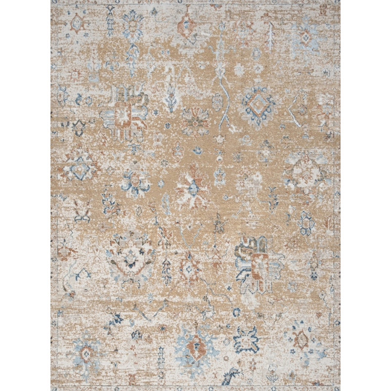 2.7 Ft. X 7.3 Noble Gcgen7008 Gold Carpet, , Soft & Stain-, For Daily Use 2 7 In. 3 Area Rug, Gcgen7008, Stain , Decorative Piece