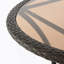 Table d'extérieur en résine, ancienne version 56225.00TBLBRN