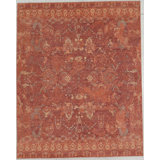 Transitional One-of-a-Kind Rectangle 7'11" X 9'10" Hand Knotted Area Rug