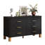 Commode double en bois massif 47,24 po Jada-770450939