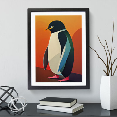 Perfect Penguin Abstract - Wall Art