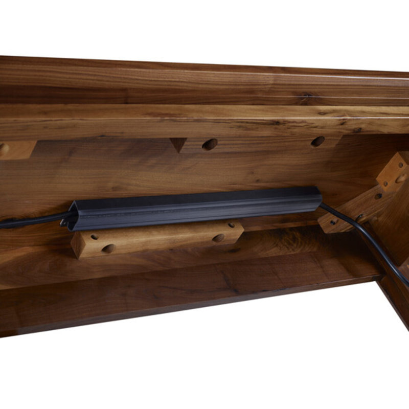 Rustic Walnut Gathering Island