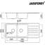 Belfry Kitchen Dorantes 500mm W Double Bowl Stainless Steel Drop-In Kitchen Sink with 2 Faucet Holes