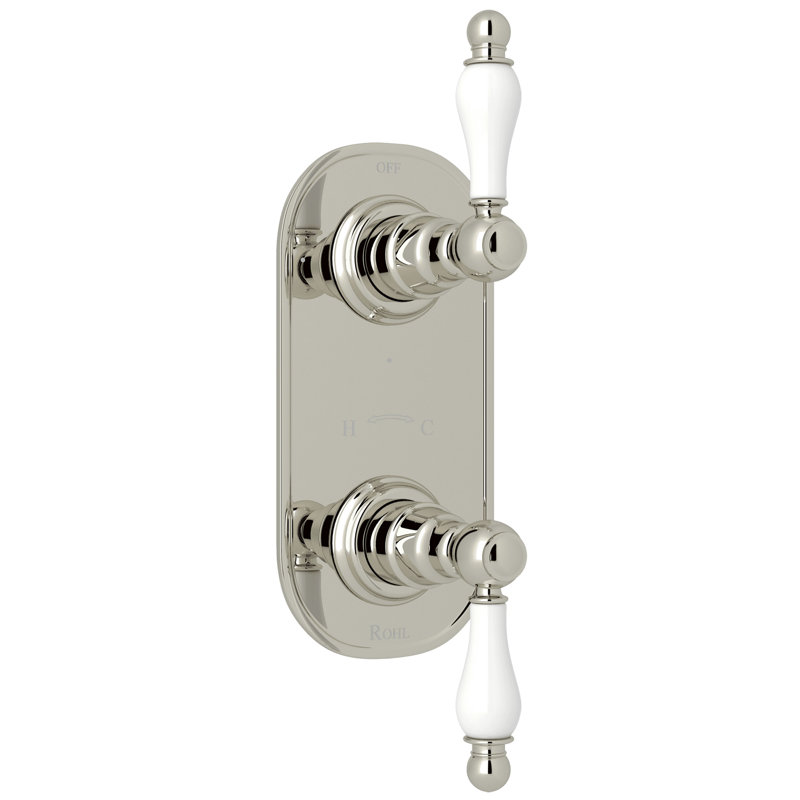 Garniture thermostatique 1/2 po avec inverseur Arcana ™, Polished Nickel