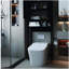 Support de toilette, salle de bain indépendante, salle de lavage, peu encombrant, noir