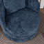 Fauteuil demi-tonneau pivotant en chenille Modern-481052753