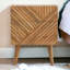 Carmelita 45cm W Solid Wood Bedside Table