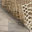 Tapis brun campagnard à pampilles en jute touffeté à la main Werts-1981168585