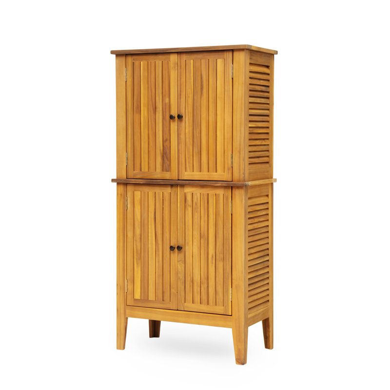 Armoire en bois d'acacia Kedzie