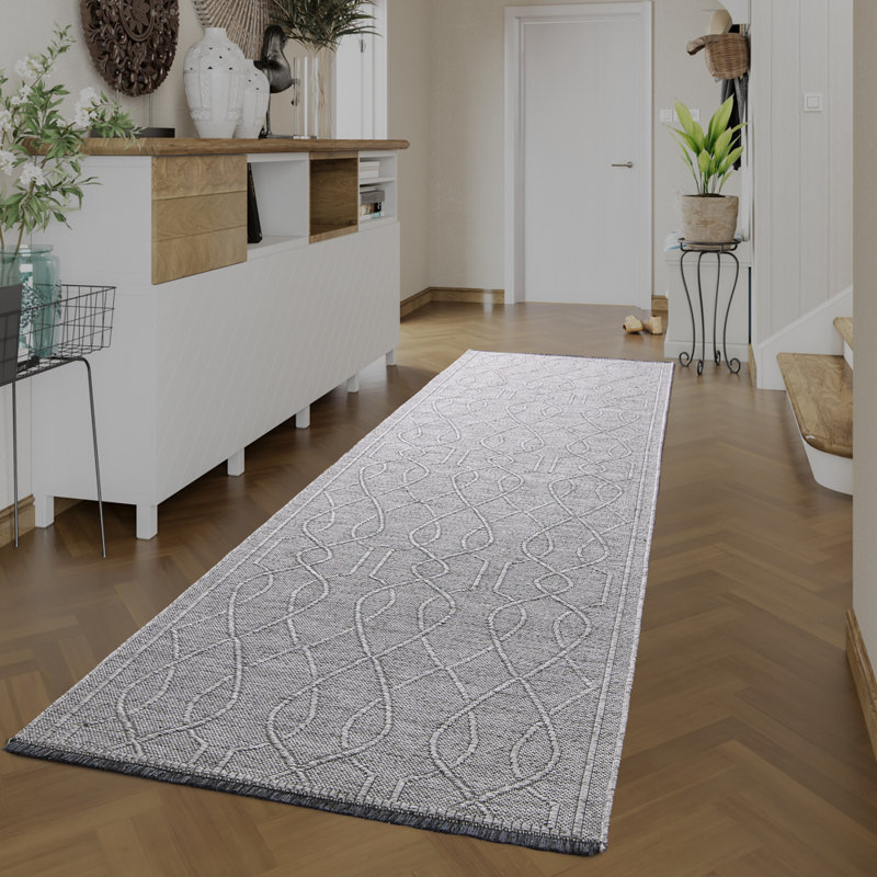 Tapis Esthen avec envers antidérapant, Tapis de couloir 2 pi 5 po x 8 pi