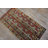 Antique Yastik Turkish Geometric Knotted Rug
