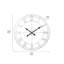Fareham Metal Wall Clock