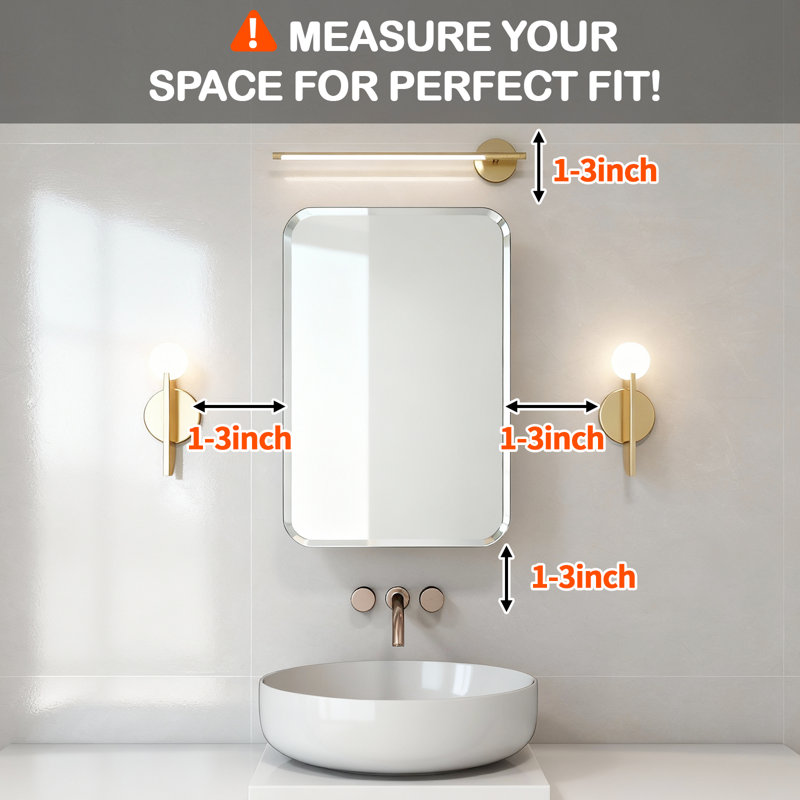 Rectangle Medicine Cabinet With Beveled Edge Mirror, No-assembly Bathroom Wall Cabinet With Mirror, Adjustable Shelves, Tissue Slot, Recessed Or Surface Mount