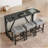 4 Pieces Dining Table Set With Power Outlet And 3 Upholstered Stools For Living Room, Dining Room, Kitchen-1536926916-1536926917