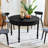 47.24'' Farmhouse Round Dining Table With Drawer-1613905077