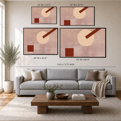 Lune moderne par SD graphiques Studio - impression sur toile