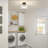1-Light Dimmable Crystal Drum Semi Flush Mount Ceiling Light for Bedroom Kitchen Hallway-1154478648