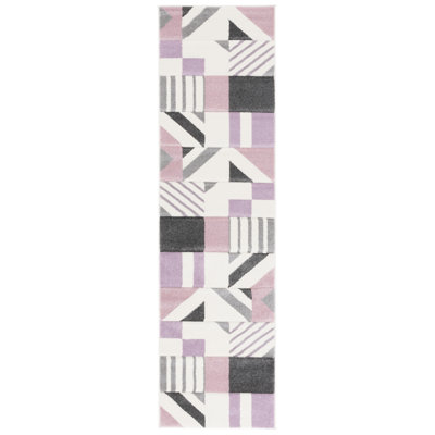 Jeromie Performance Geometric Rug