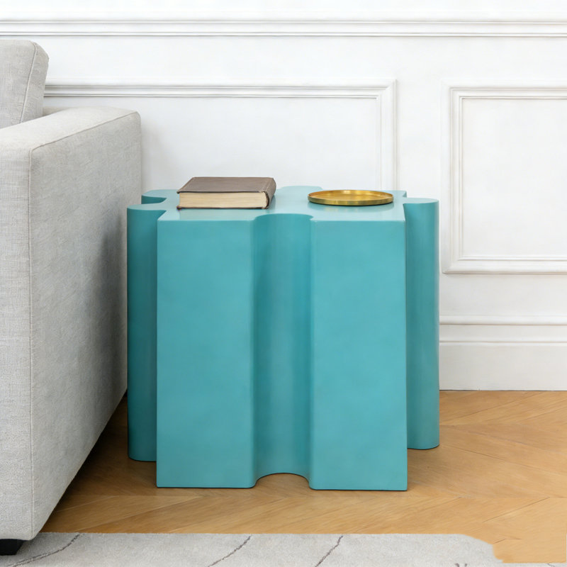 Table d'appoint Art, Bleu clair