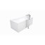 Baignoire de trempage autoportante en acrylique avec robinet 60 po. X 30 po. Melody-97416291
