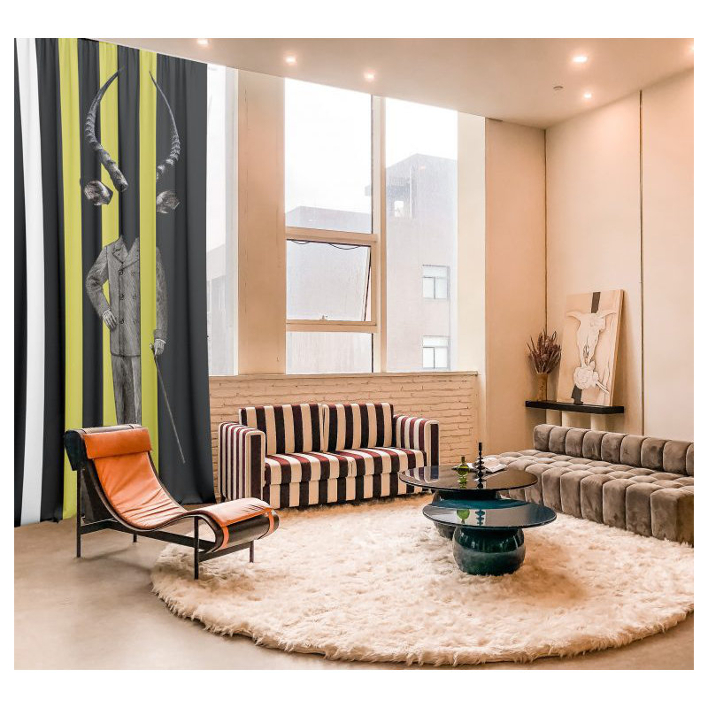 Velvet Blackout Curtain Panel Pair, 148cm Width x 300cm Drop