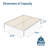 Luti 14 Metal Platform Bed Frame-821283367