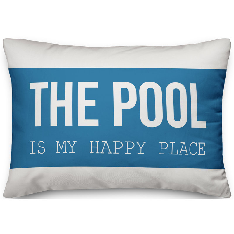 Outdoor Reversible Throw Pillow