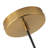 1-Copper white dimmable glass pendant light