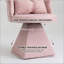 Élégant fauteuil de coiffeuse pivotant avec dossier papillon, tabouret de maquillage confortable pour la chambre à coucher et le salon, mobilier d'appoint durable et élégant