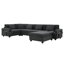 Canapé modulaire en U 128 * 67 "-117249877