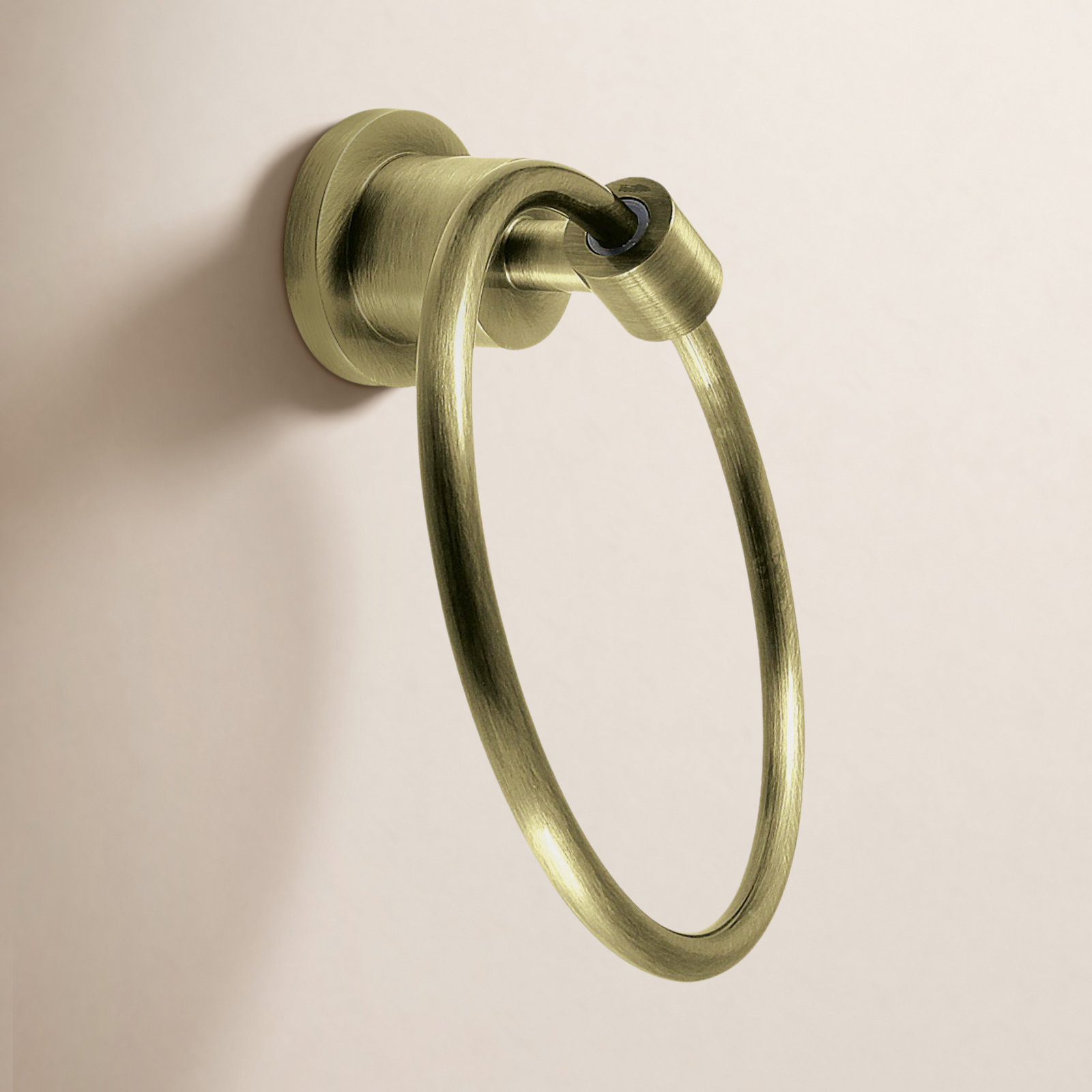 Kingston Brass Concord Towel Ring, Antique Brass