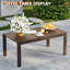 Ensemble de conversation pour 5 personnes avec table basse en aluminium-1362421376
