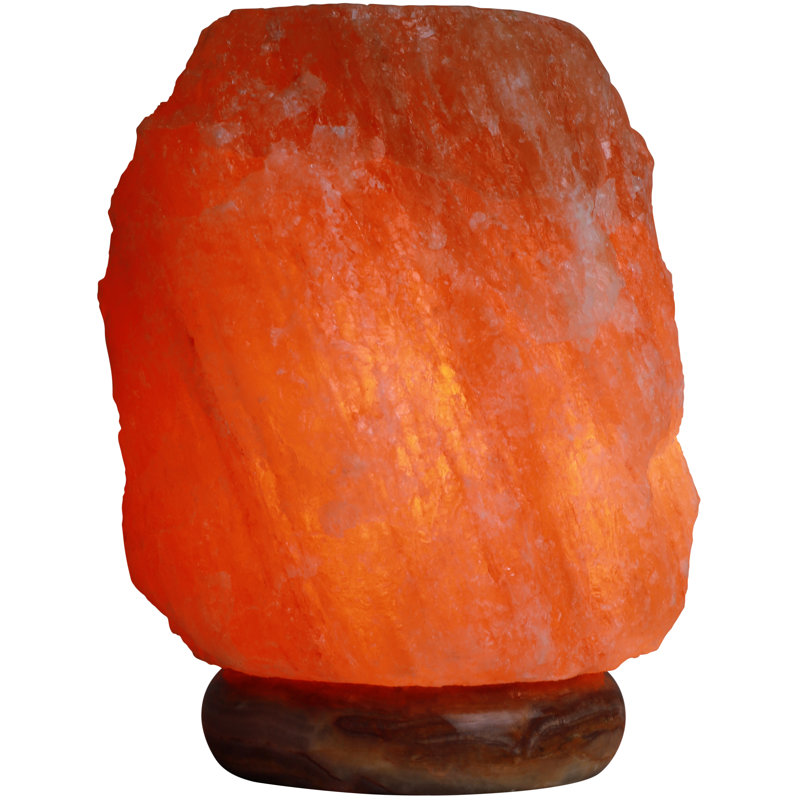 Lampe à huile en cristal de sel naturel Himalayan