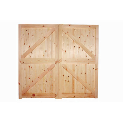 FL&B Redwood External Garage Door