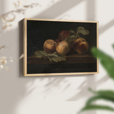 Motif floral rétro-CVI - reproduction encadrée