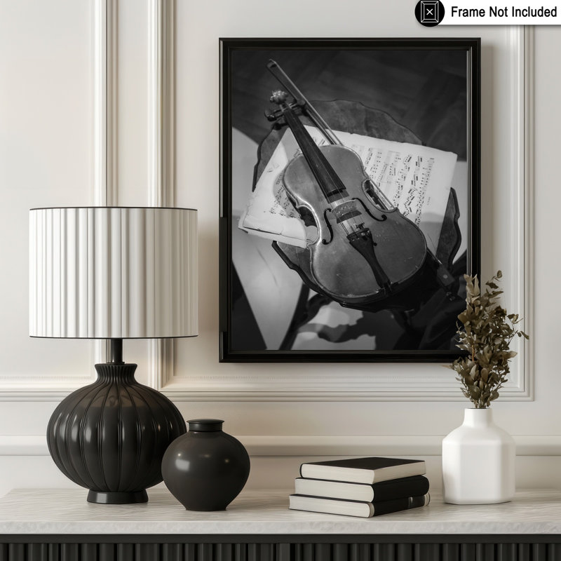 Photographie de violon, Unframed, Poster, 11"H x 14"W