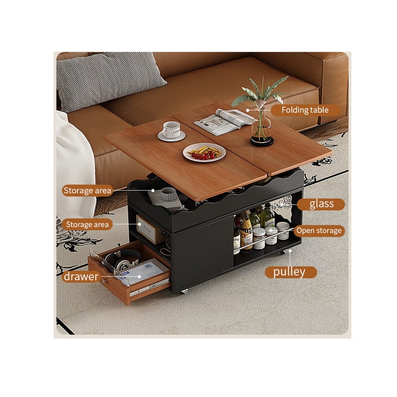 Table basse de style français, Noir