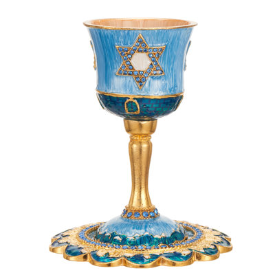 Tasse en émail Kiddush 2,85 onces Coupe