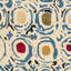 Tapis géométrique en laine et en viscose touffeté à la main Candelo-966754682