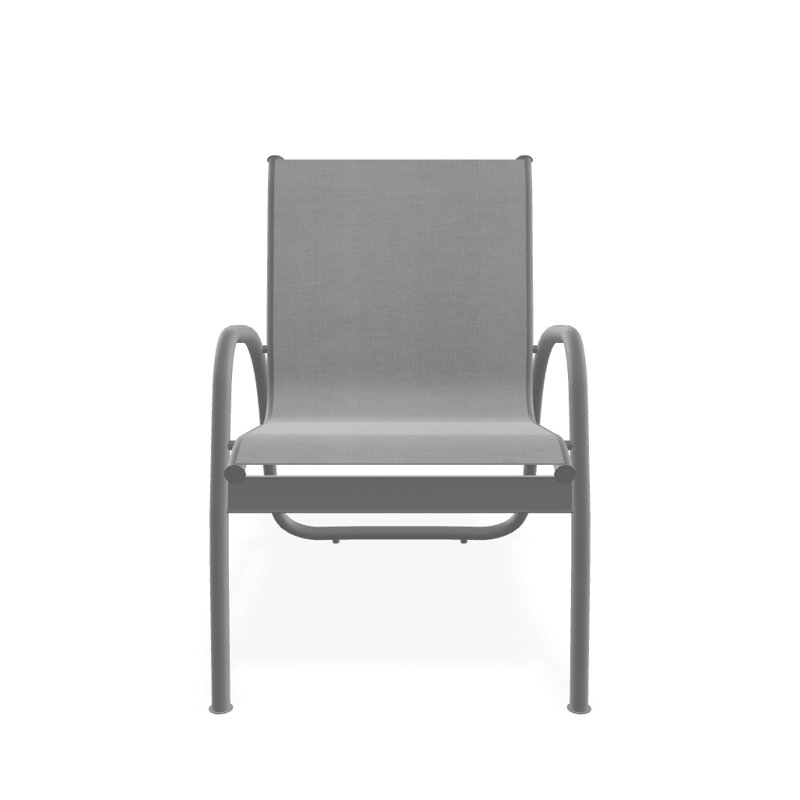 Fauteuil de patio Gardenella, Alliage Sunbrella®, Graphite texturé